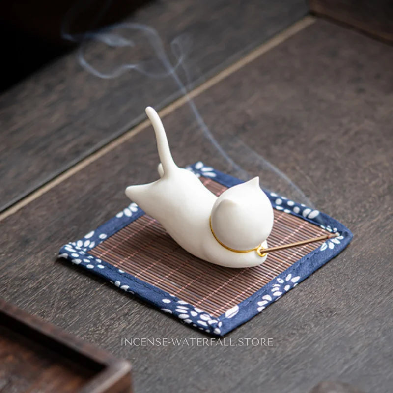 Cat Incense Burner