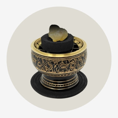 charcoal incense burner