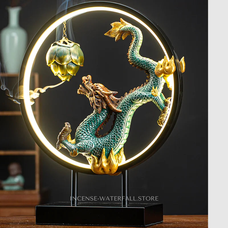 Chinese Dragon Incense Burner