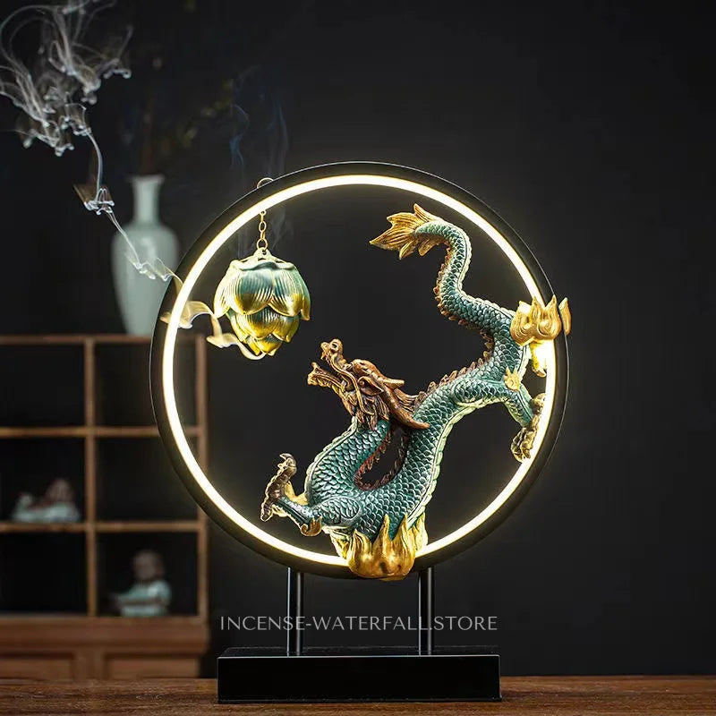 Chinese Dragon Incense Burner