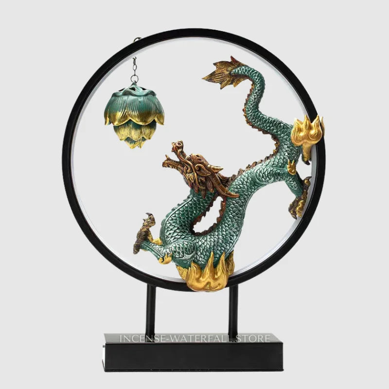 Chinese Dragon Incense Burner