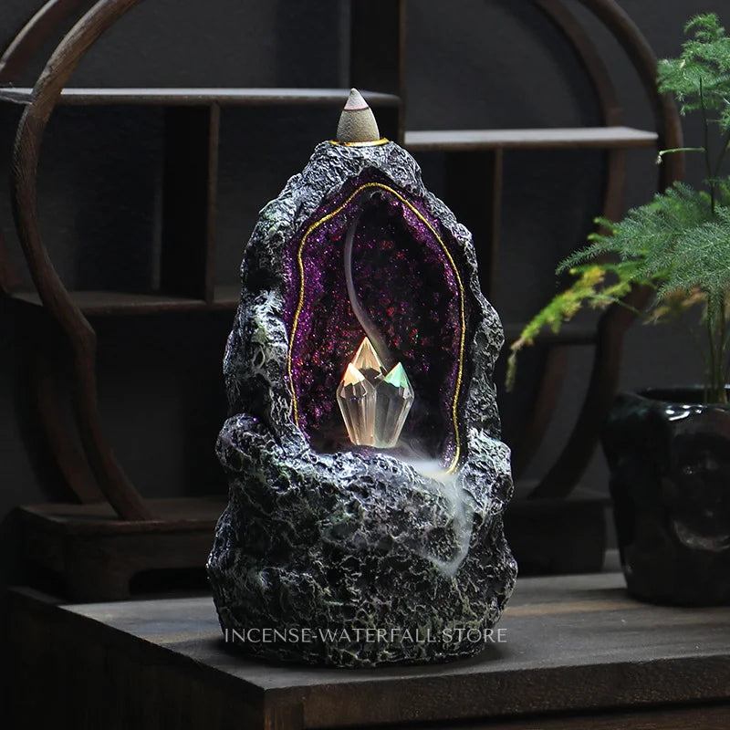 Crystal Cave Incense Burner