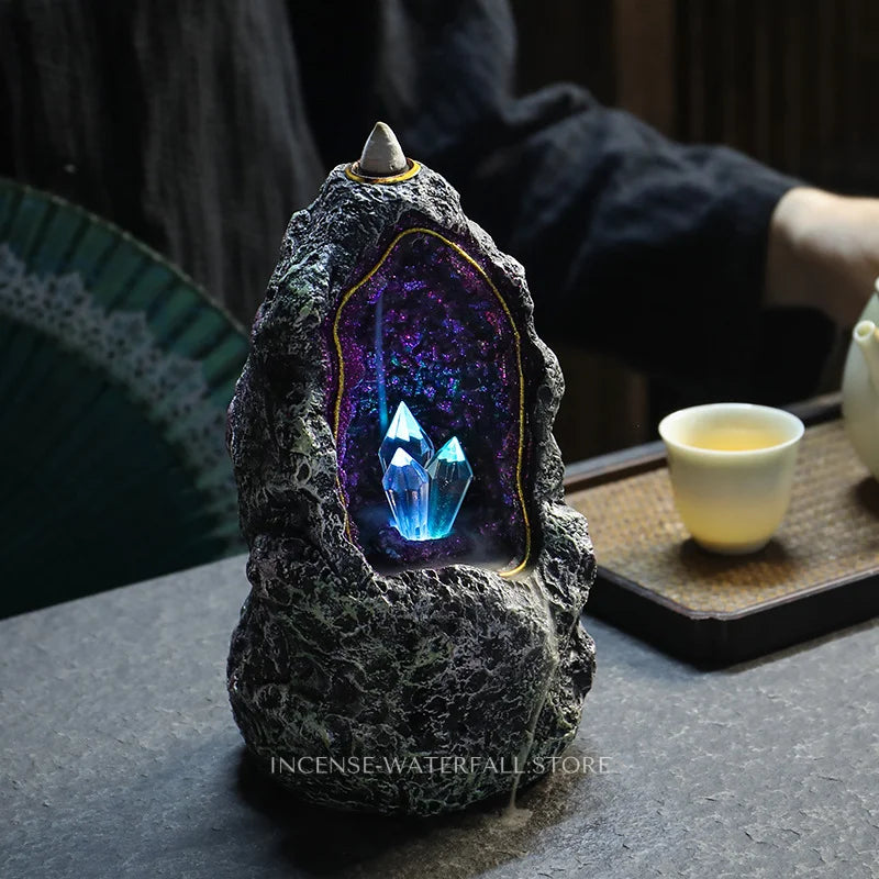 Crystal Cave Incense Burner