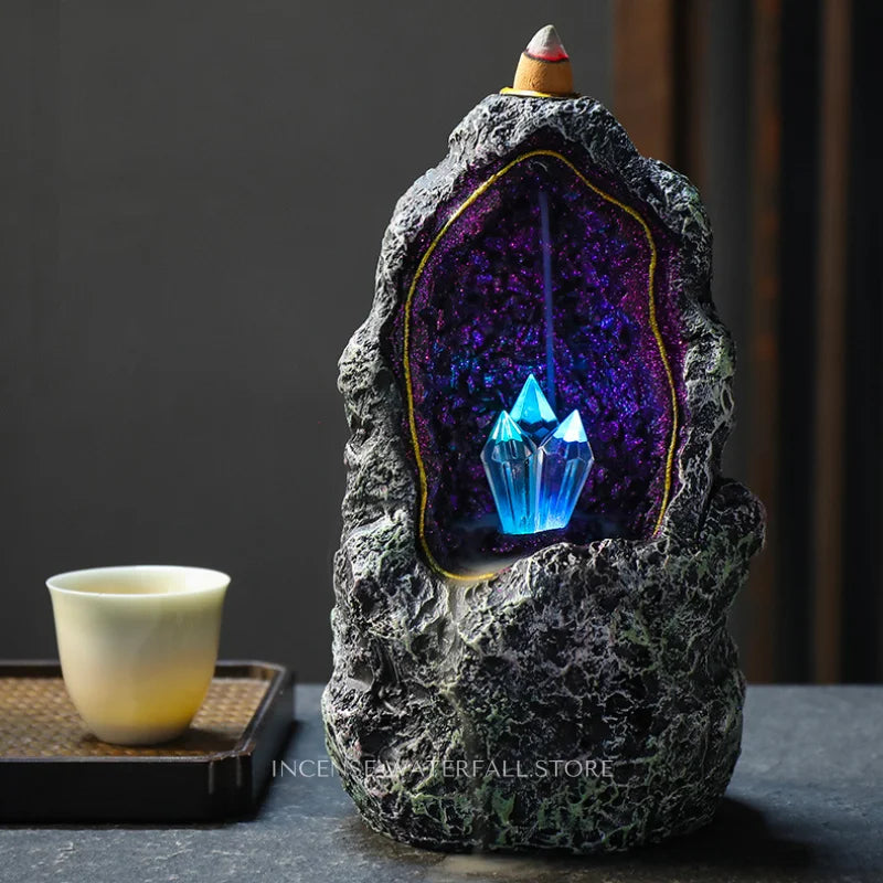 Crystal Cave Incense Burner