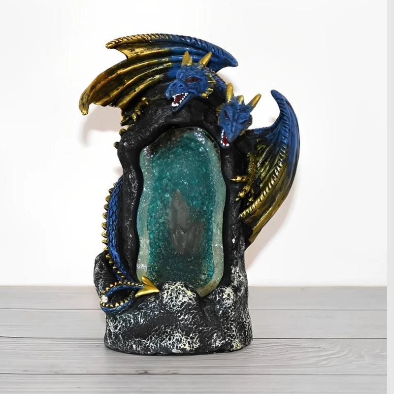 Crystal Dragon Incense Burner