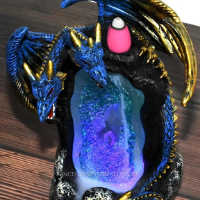 Crystal Dragon Incense Burner