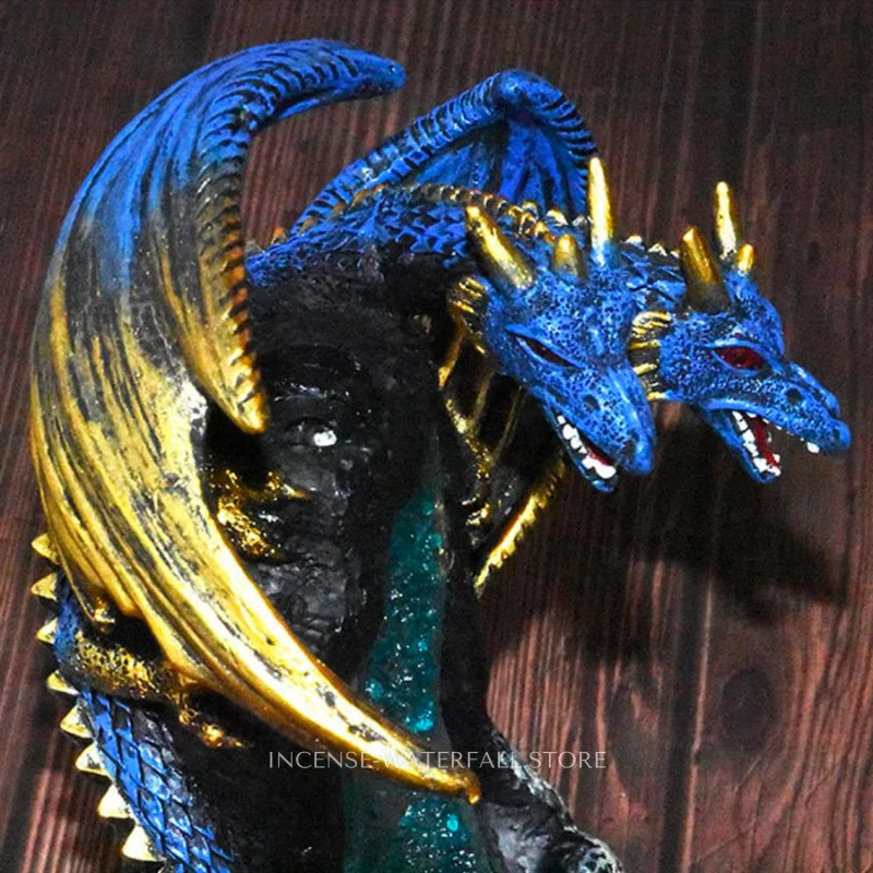 Crystal Dragon Incense Burner