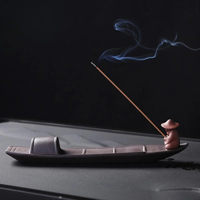 Fisherman Incense Burner