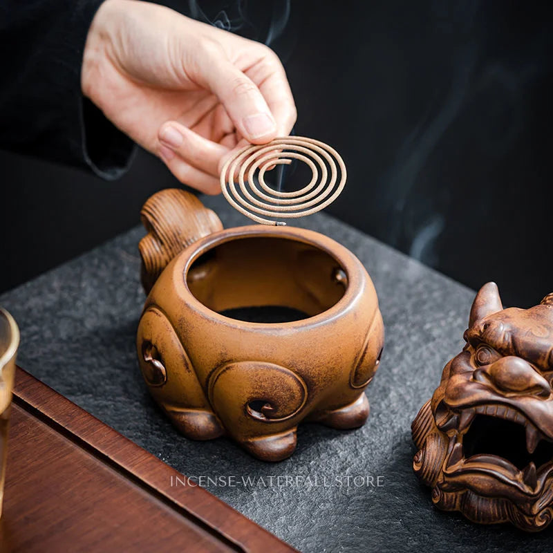 Foo Dog Incense Burner