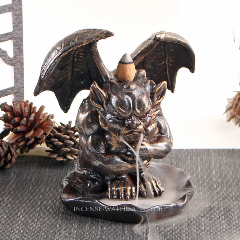 Gargoyle incense burner