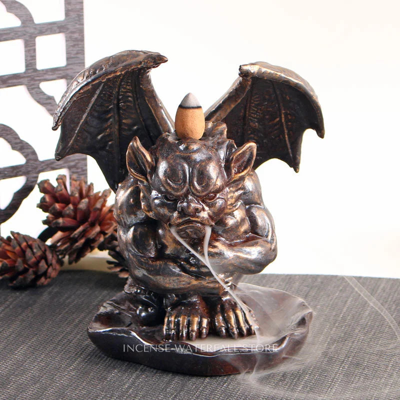 Gargoyle incense burner