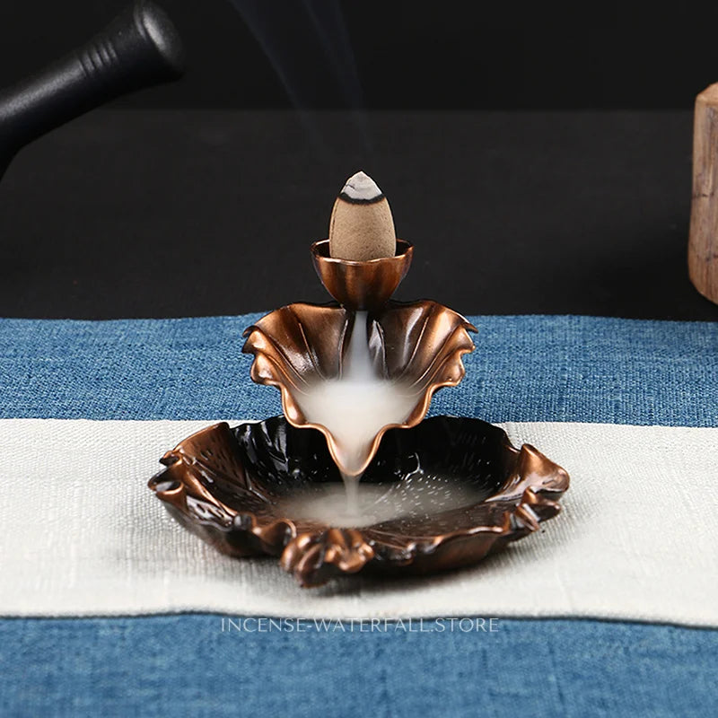 Leaf Tower Incense Burner