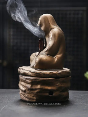 Meditating Buddha Incense Holder