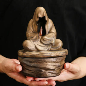 Meditating Buddha Incense Holder