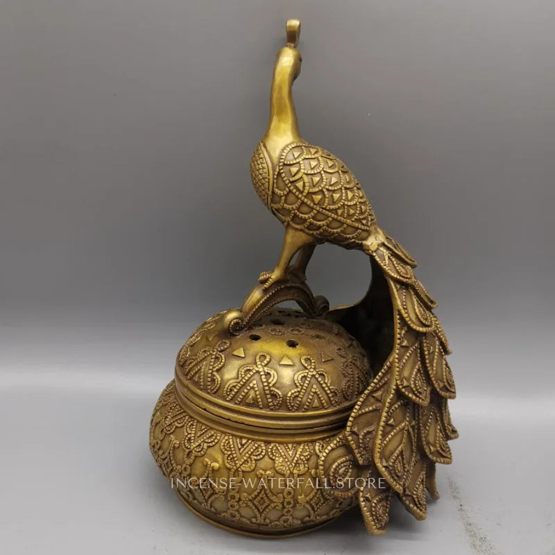 Peacock Incense Burner