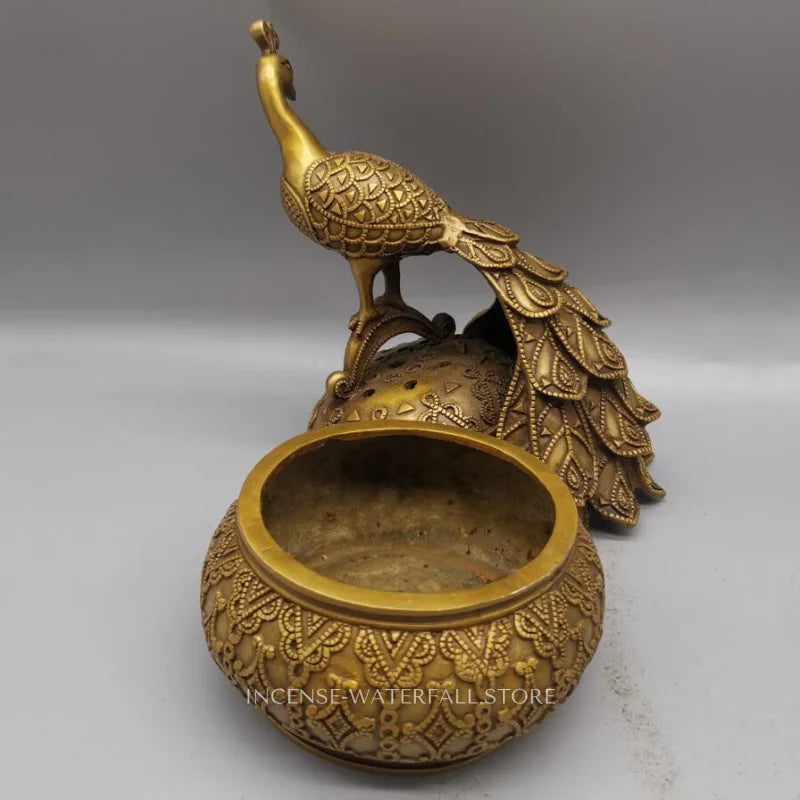 Peacock Incense Burner