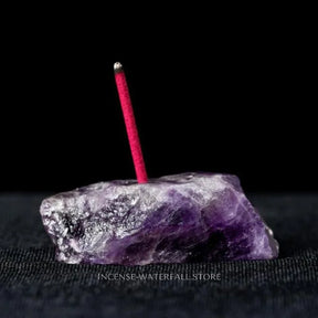 Quartz Incense Holder - Amethyst