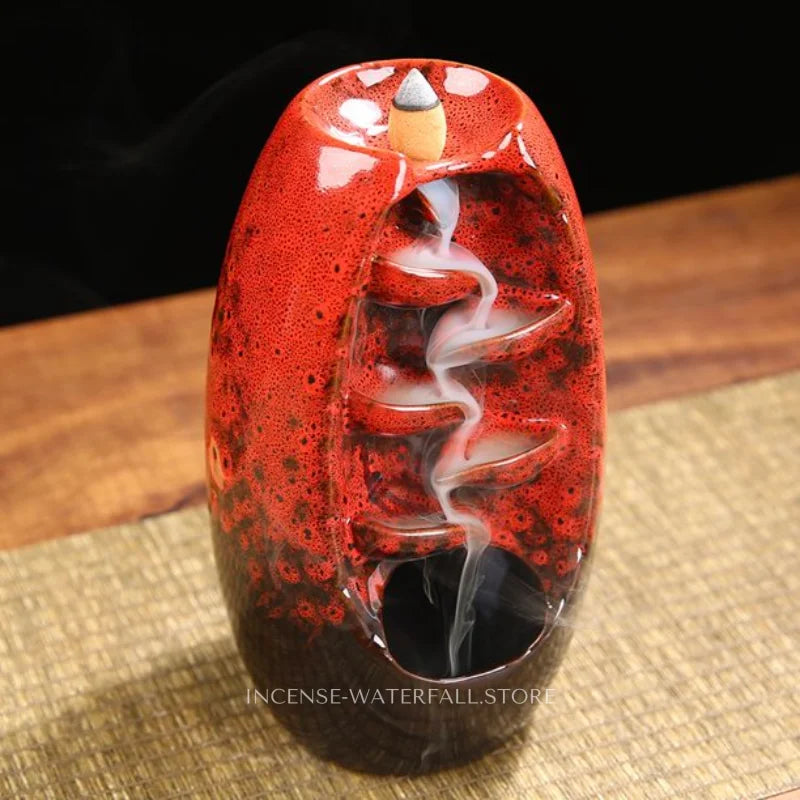 Red Incense Burner