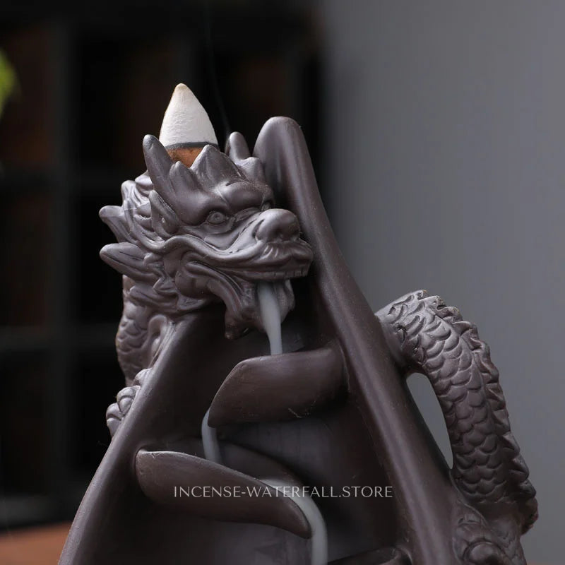 Vintage Dragon Incense Burner