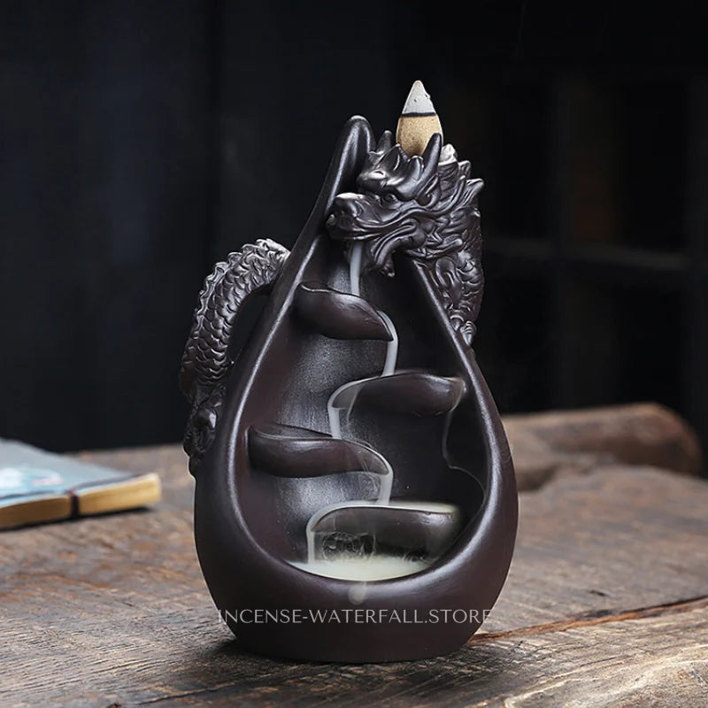 Vintage Dragon Incense Burner