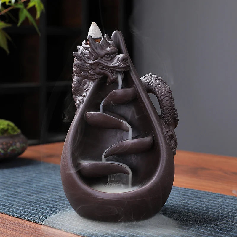 Vintage Dragon Incense Burner