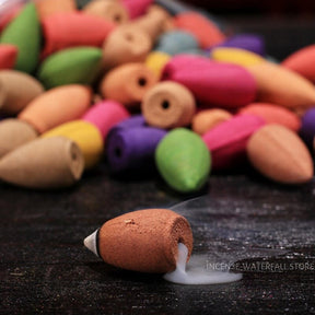 Apple incense cones