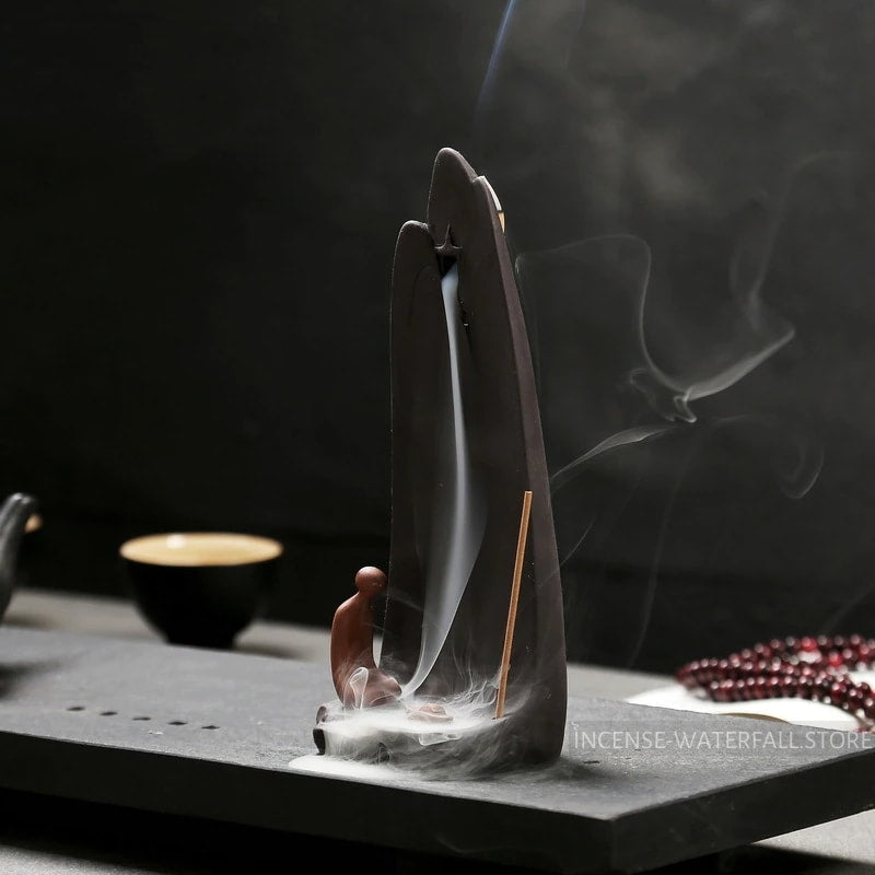 Clay incense burner