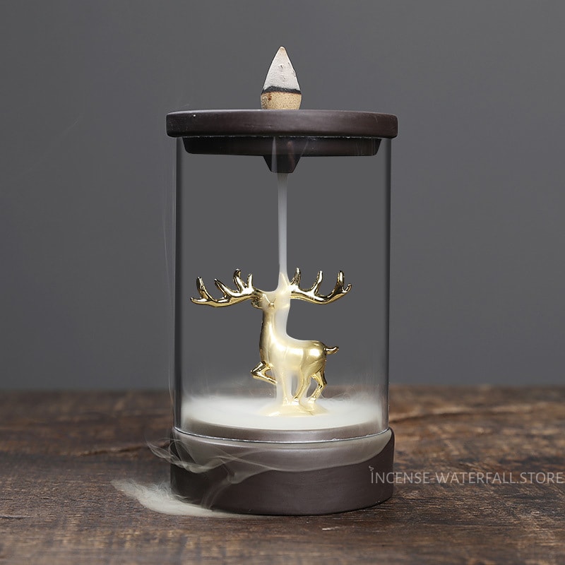 Deer incense burner