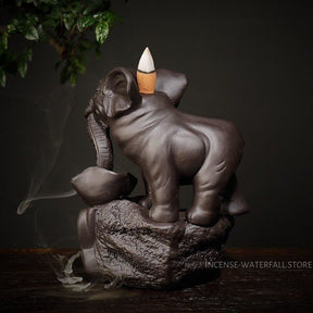 Elephant incense burner