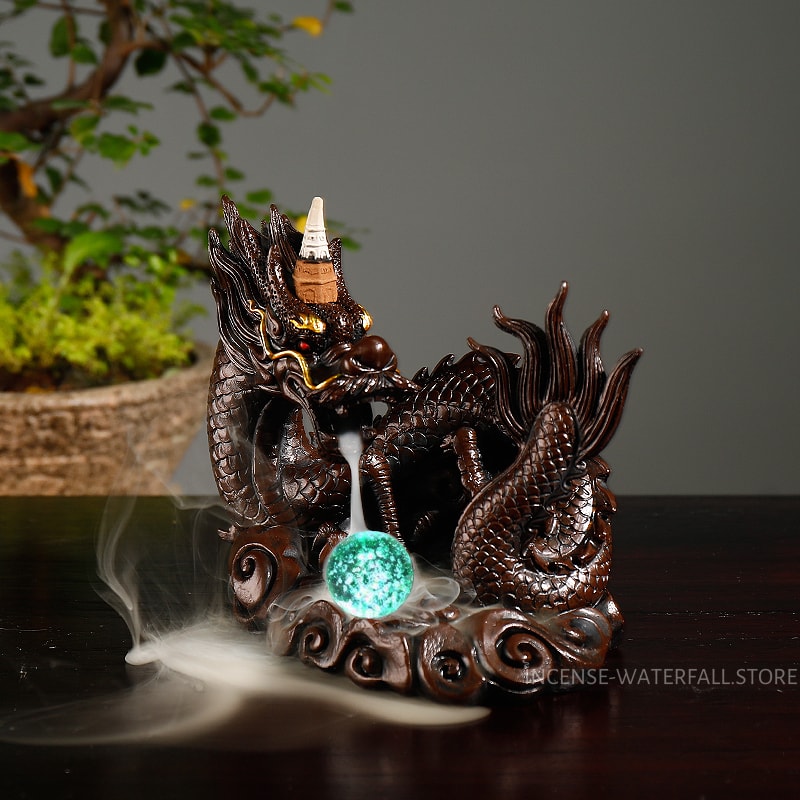 Japanese Dragon Incense Burner