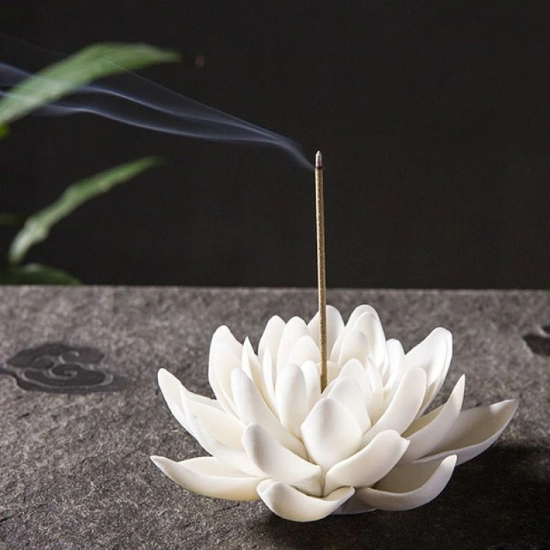 Lotus flower incense holder