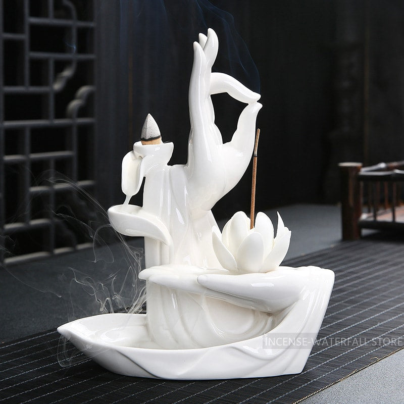 Lotus Hand Incense Burner