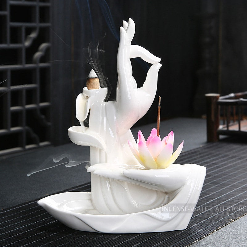 Lotus Hand Incense Burner