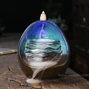 Modern backflow incense burner