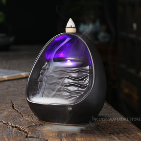 Modern backflow incense burner