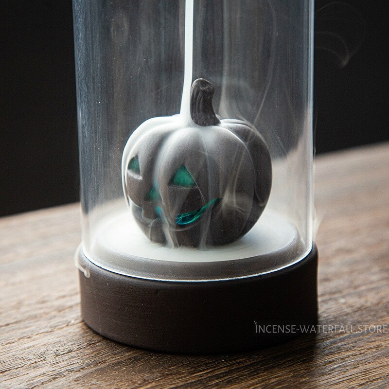 Pumpkin incense burner