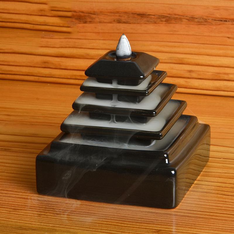 Pyramid incense burner