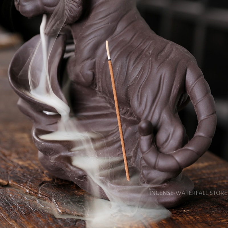 Tiger incense burner