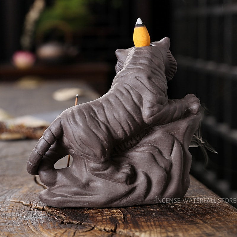 Tiger incense burner