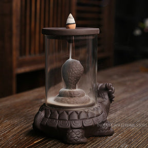 Turtle incense burner