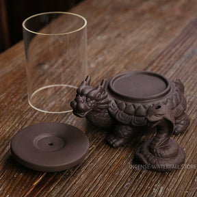 Turtle incense burner