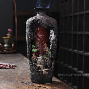 Vase incense burner