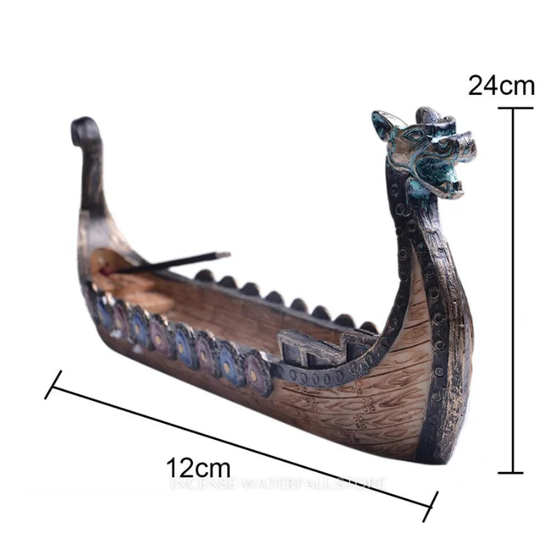 Viking Ship Incense Holder