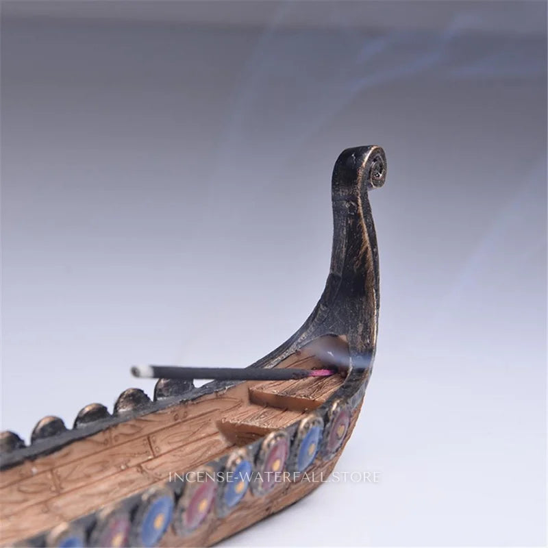 Viking Ship Incense Holder