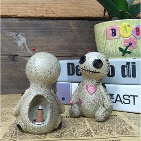 Voodoo doll incense holder