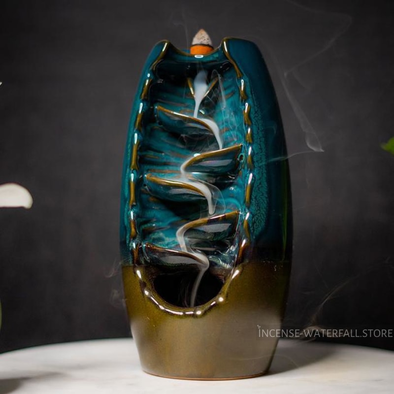 Waterfall incense burner