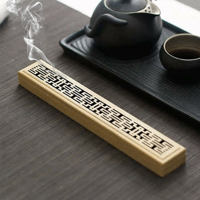 Wooden incense box