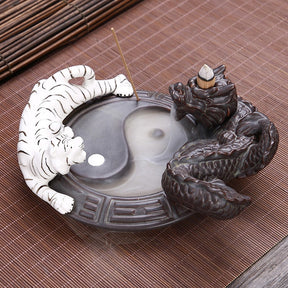 Yin Yang incense burner